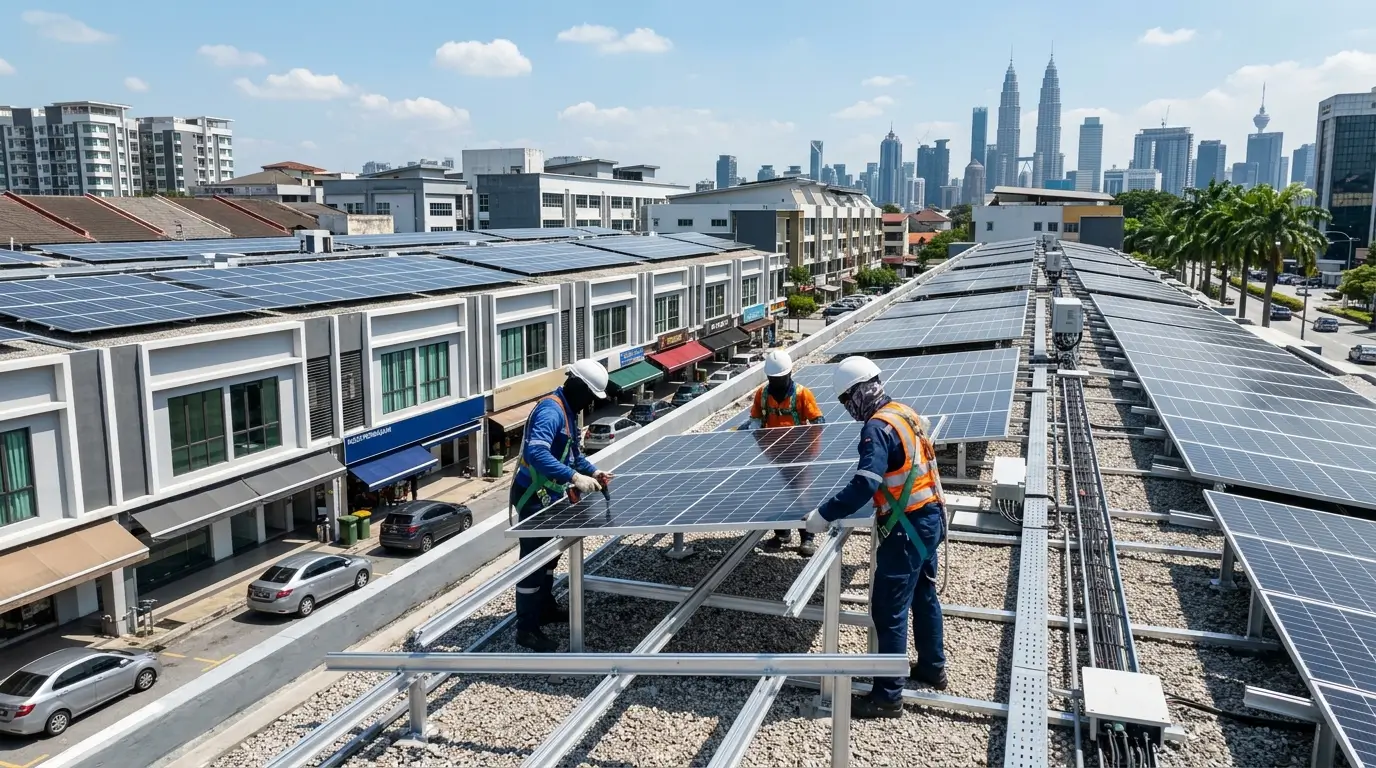 Panduan Lengkap Pemasangan Solar Panel Untuk Kedai Bagi Perniagaan Anda